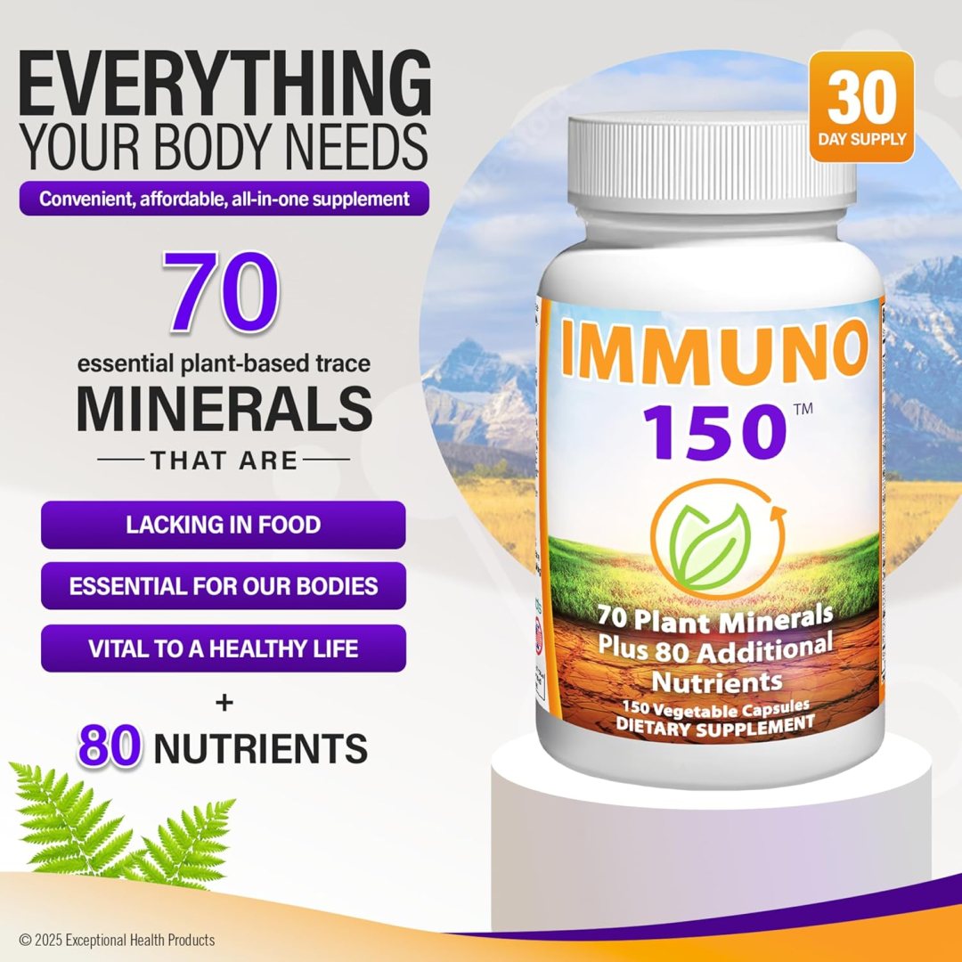 IMMUNO 150 | Daily Immune Support Vitamins & Trace Minerals